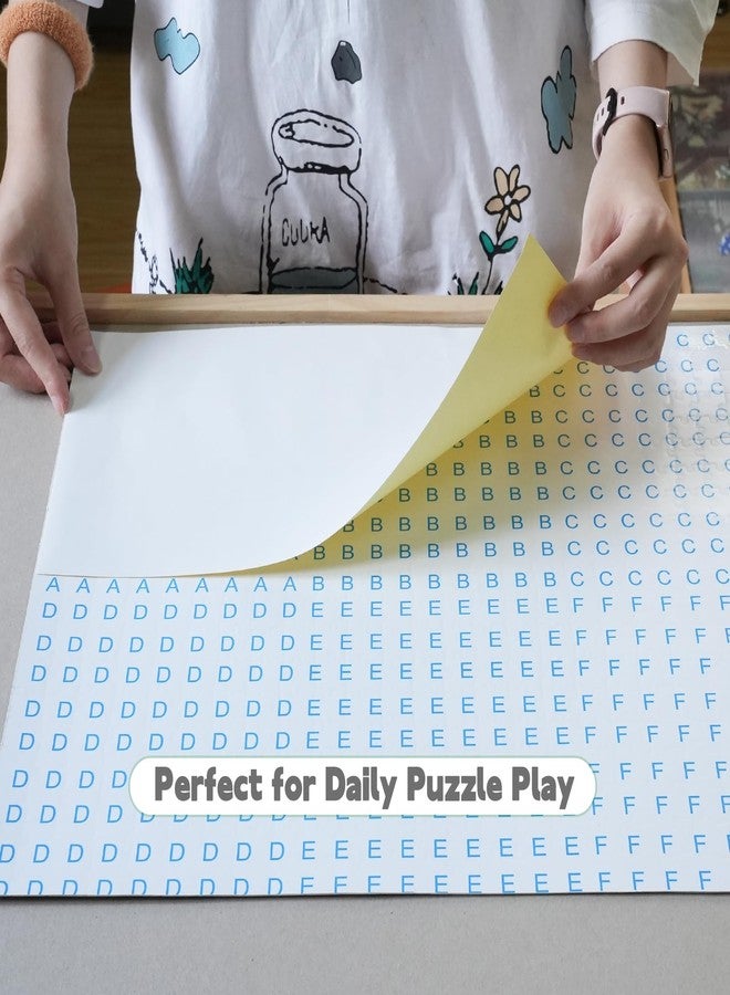 ALL4JIG Puzzle Saver - 24-Pack Puzzle Glue Sheets for 1000-3000 Pieces, Self-Adhesive Sticker Sheets, Easy to Preserve & Frame Jigsaw Puzzles - Image 5